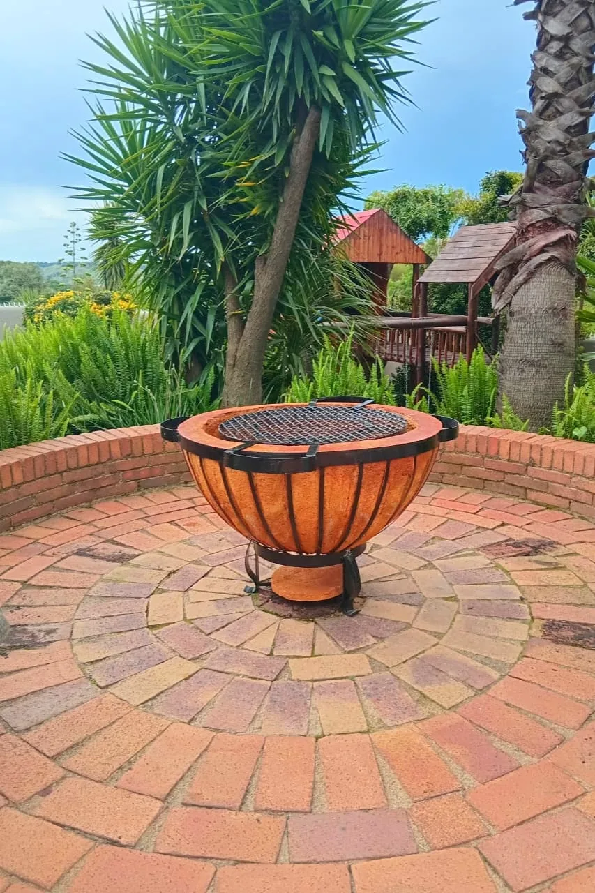 Boma braai on paved patio